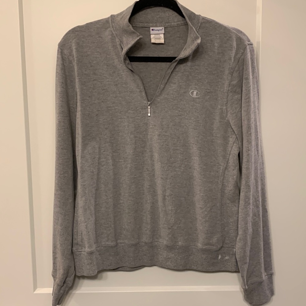 Champion grey pull over